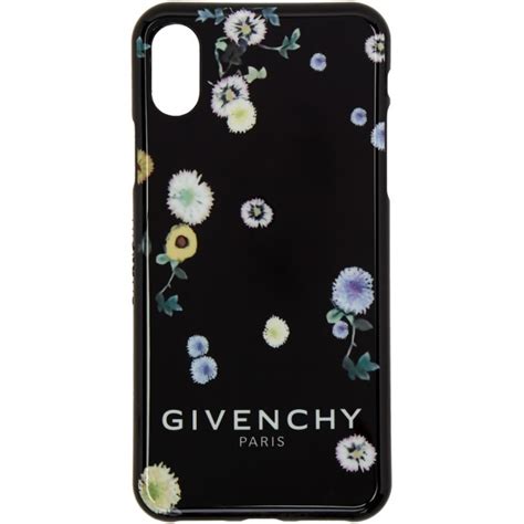 iphone xs case givenchy|Givenchy: Black Bloom iPhone XS Case .